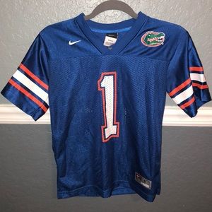 A Gator’s football jersey.